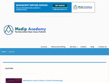 Tablet Screenshot of medipacademy.com